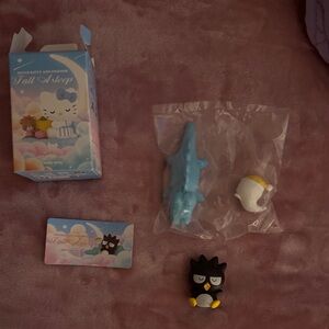 Sanrio Blue and Black Figurine Set